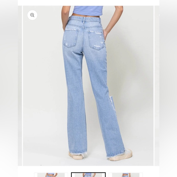 VERVET BY FLYING MONKEY Denim - Western Promise - Super High Rise 90's Vintage Flare Jeans size 29